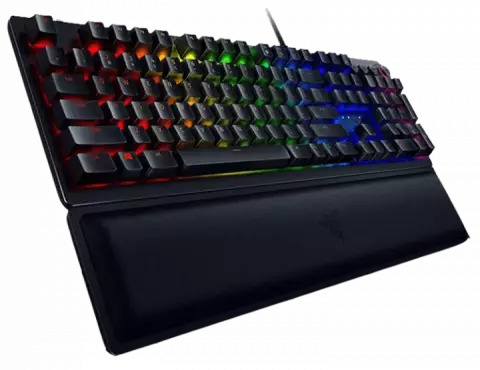 کیبورد سیمی گیمینگ Razer مدل Huntsman Elite با سوییچ بنفش