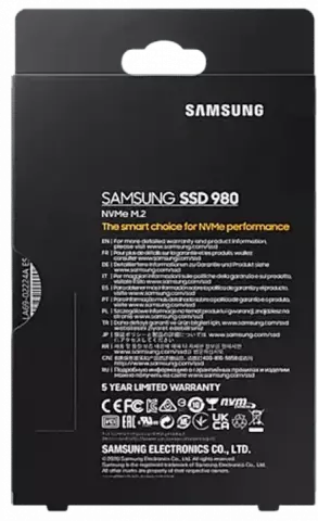 حافظه SSD اینترنال 250 گیگابایت Samsung مدل 980 NVMe M.2