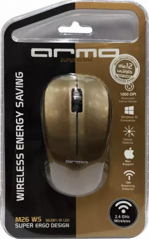موس بی سیم ARMO مدل M26 WS