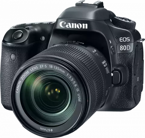دوربین عکاسی Canon مدل EOS 80D با لنز 135-18 میلی متری