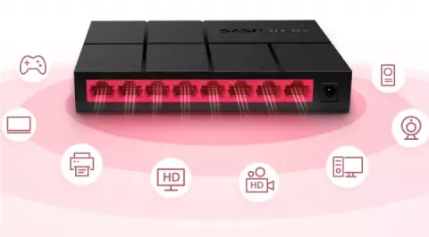 سوییچ 8 پورت MERCUSYS مدل MS108G