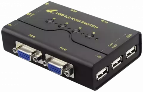 سوییچ 4 پورت KVM کی نت پلاس مدل KP-U624
