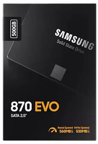 حافظه SSD اینترنال 500 گیگابایت Samsung مدل  870 EVO