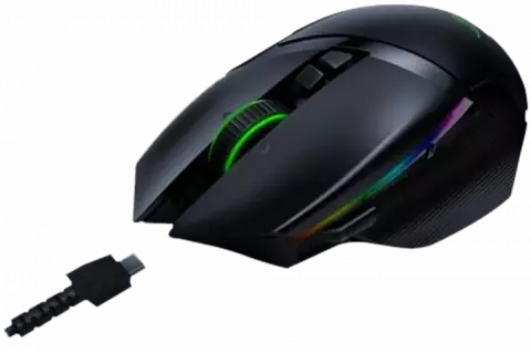 موس بی سیم گیمینگ Razer مدل Basilisk Ultimate همراه با پایه شارژ