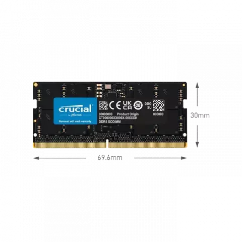 رم لپ تاپ 32 گیگابایت Crucial مدل CT32G56C46S5 DDR5 5600MHz