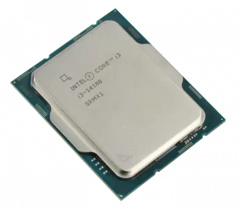 نمای جلو پردازنده Intel مدل Core i3 14100