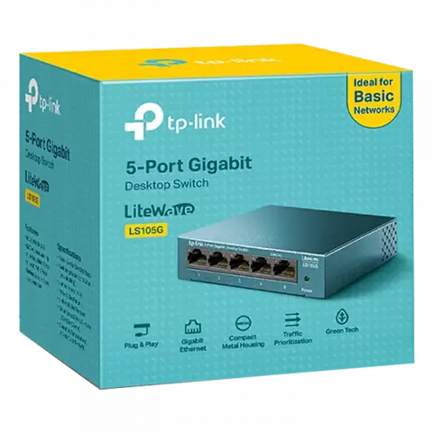 سوییچ 5 پورت Tp-Link مدل LS105G