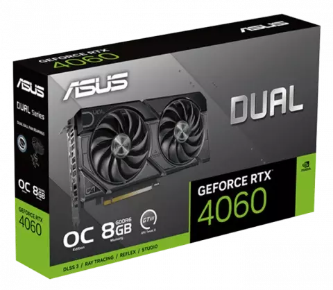 کارت گرافیک  ASUS مدل  Dual GeForce RTX 4060 EVO OC Edition 8GB GDDR6