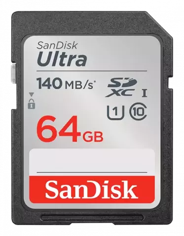 مموری کارت 64 گیگابایت Sandisk مدل Ultra SDXC کلاس 10 استاندارد UHS-I U1