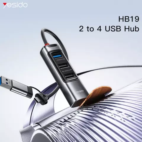 هاب 4 پورت Yesido مدل HB19