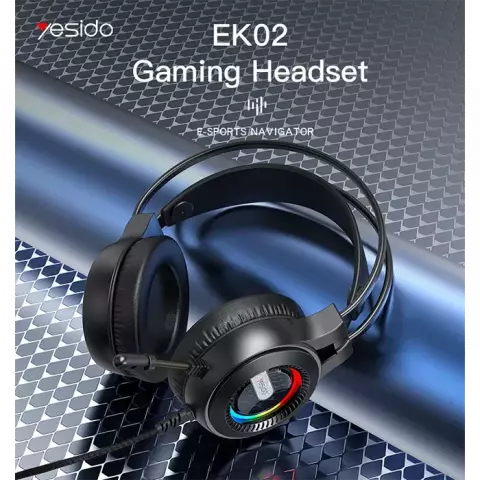 هدست سیمی گیمینگ Yesido مدل EK02