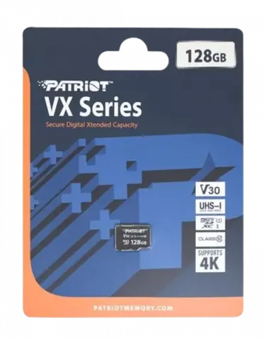 مموری کارت 128 گیگابایت Patriot مدل VX Series microSDXC کلاس 10 استاندارد UHS-I U3