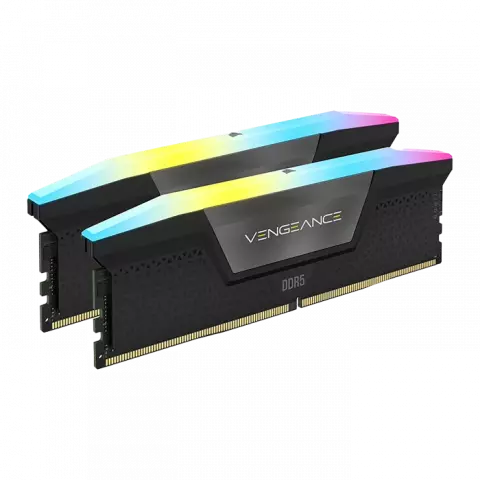 رم دسکتاپ (32GB*2) 64 گیگابایت Corsair مدل VENGEANCE RGB DDR5 5600MHz