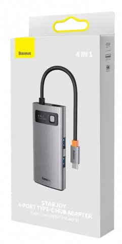 هاب 4 پورت Baseus مدل Starjoy BS-OH067 4 in 1
