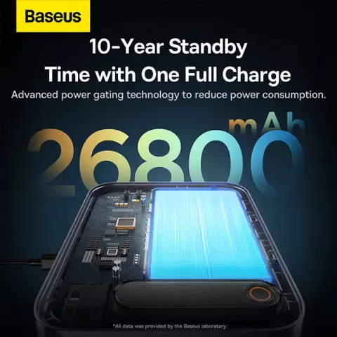پاور بانک و جامپ استارتر خودرو 3000 میلی‌آمپر ساعت Baseus مدل Super Energy Ultra Car Jump Starter BS-CH005