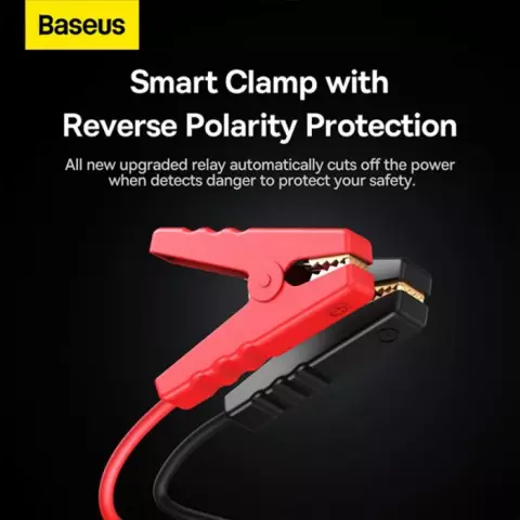 پاور بانک و جامپ استارتر خودرو 3000 میلی‌آمپر ساعت Baseus مدل Super Energy Ultra Car Jump Starter BS-CH005