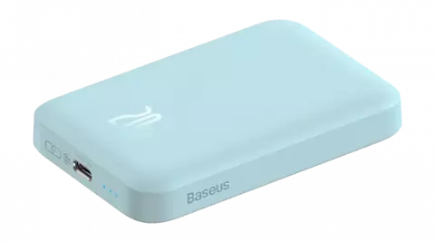 پاور بانک 6000 میلی‌آمپر ساعت Baseus مدل Magnetic Mini PPCXM06
