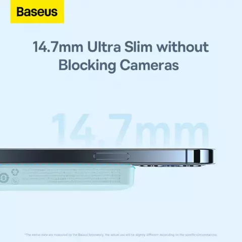 پاور بانک 6000 میلی‌آمپر ساعت Baseus مدل Magnetic Mini PPCXM06