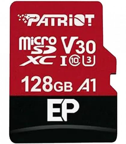 مموری کارت 128 گیگابایت Patriot مدل EP microSDXC کلاس 10 استاندارد UHS-I U3