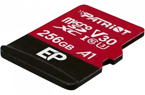 مموری کارت 256 گیگابایت Patriot مدل EP microSDXC کلاس 10 استاندارد UHS-I U3