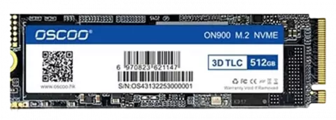 حافظه SSD اینترنال 512 گیگابایت OSCOO مدل ON900 NVMe M.2