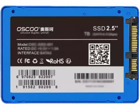 حافظه SSD اینترنال 128 گیگابایت OSCOO مدل BLUE OSC-SSD-001