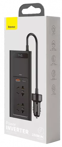 شارژر فندکی و مبدل برق خودرو 150 وات Baseus مدل BS-CI15-02