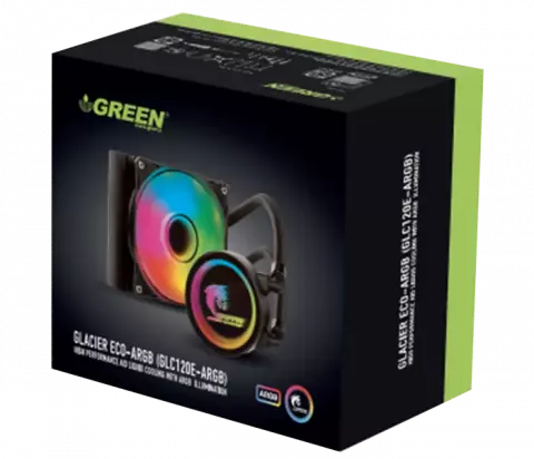 خنک کننده پردازنده Green مدل GLACIER ECO GLC120E-ARGB