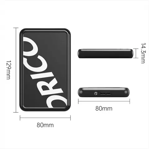باکس هارد 2.5 اينچ ORICO مدل CP25U3