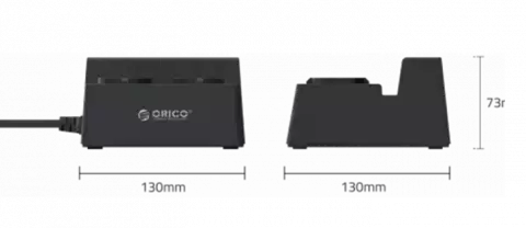 چند راهی برق و محافظ ORICO مدل ODC-2A5U-V1-EU