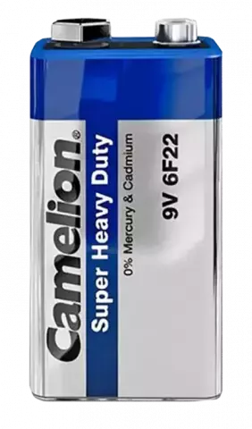 باتری کتابی Camelion مدل Super Heavy Duty 6F22-BP1B