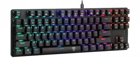 کیبورد سیمی گیمینگ T-Dagger مدل Bora T-TGK315 با سوییچ قرمز