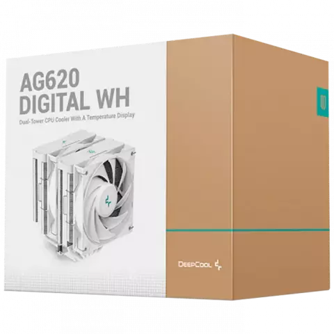 خنک کننده پردازنده Deepcool مدل AG620 DIGITAL WH