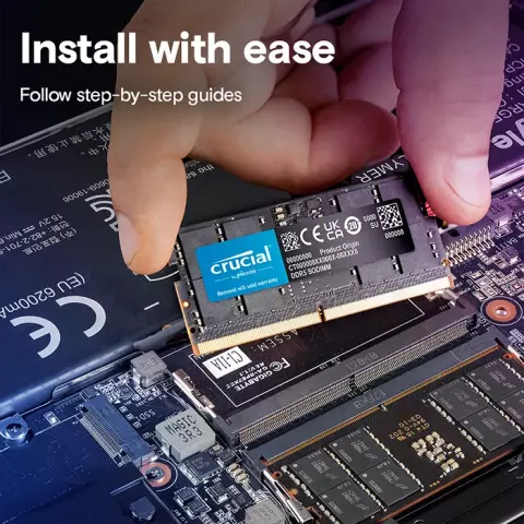 رم لپ تاپ 32 گیگابایت Crucial مدل CT32G52C42S5 DDR5 5200MHz