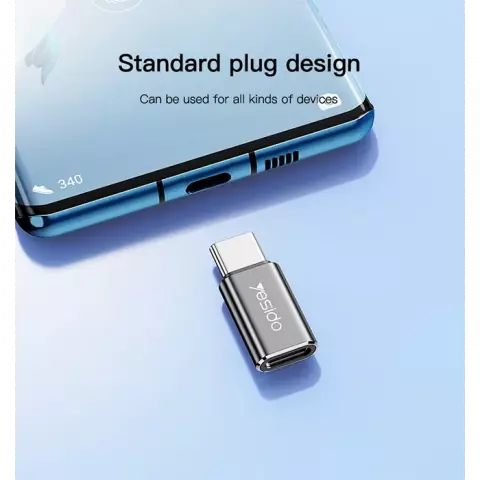 تبدیل Lightning به Type-C یسیدو مدل GS22