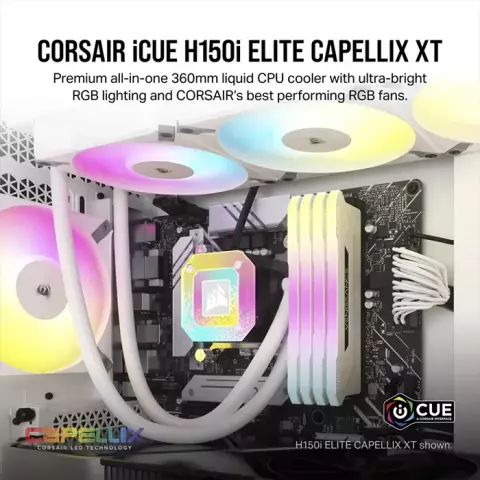 خنک کننده پردازنده  Corsair مدل  iCUE H150i ELITE CAPELLIX XT