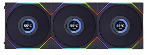 فن کیس Lian Li مدل UNI FAN TL LCD 120 REVERSE BLADE