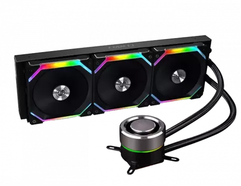 LIAN LI GALAHAD AIO 360 UNI FAN SL120 EDITION GA-360SLB BLACK TAKHT JAMSHID LIQUID CPU COOLER