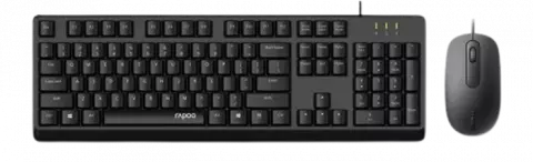 کیبورد و موس سیمی Rapoo مدل X130Pro