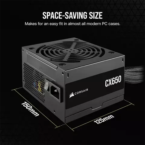 پاور 650 وات Corsair مدل CX650 80Plus Bronze