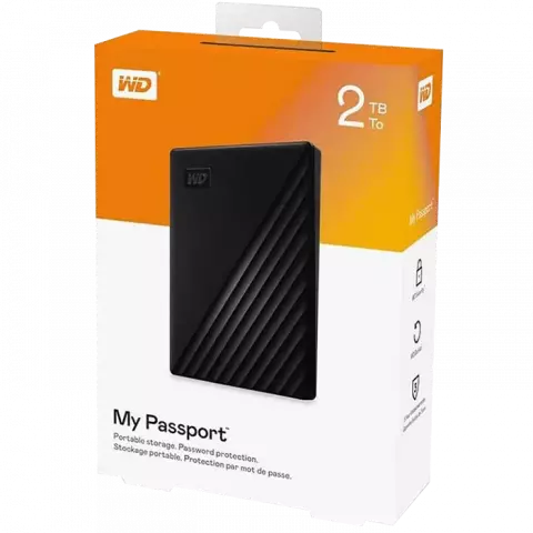 هارد اکسترنال 2 ترابایت WD مدل MY PASSPORT WDBYVG0020BBK