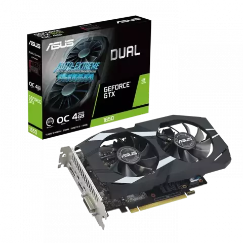 کارت گرافیک  ASUS مدل  Dual GeForce GTX 1650 OC Edition 4GB GDDR6 EVO