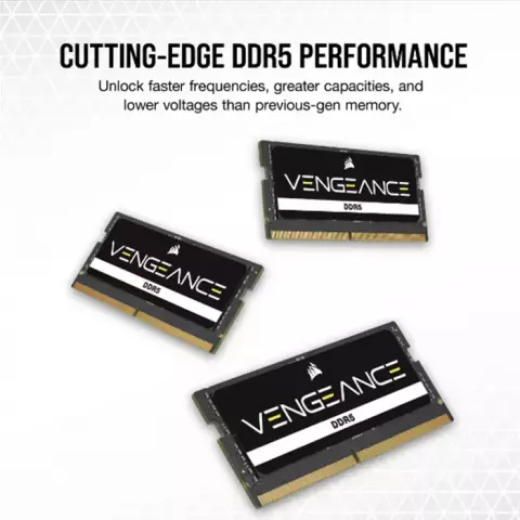 رم لپ تاپ (8GB*1) 8 گیگابایت Corsair مدل VENGEANCE DDR5 4800MHz