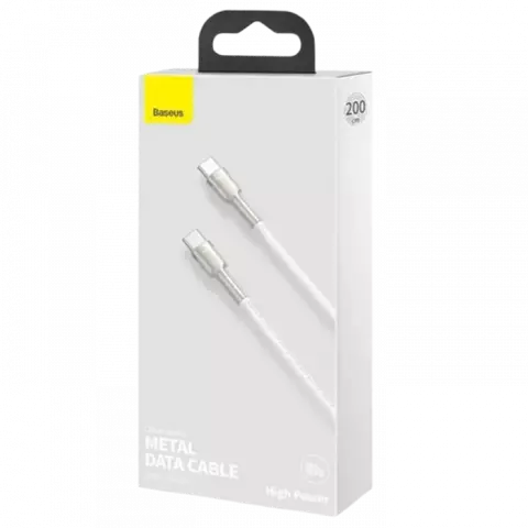 کابل شارژ 2 متری Type-C باسئوس مدل CATJK-D02