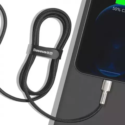 کابل شارژ 2 متری Type-C به Lightning باسئوس مدل CATJK-B01