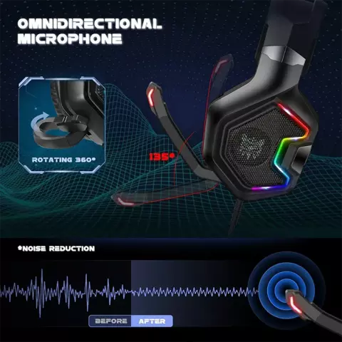 هدست سیمی گیمینگ Onikuma مدل K10 Pro