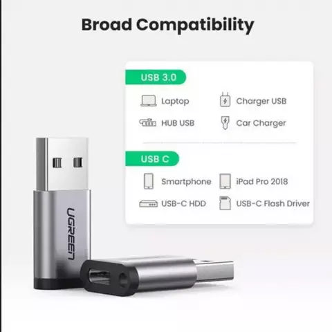 تبدیل Type-C به USB یوگرین مدل US276-50533