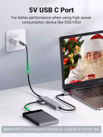 هاب 4 پورت Ugreen مدل CM219-70336