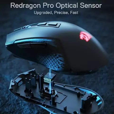 موس بی سیم گیمینگ Redragon مدل TRIDENT PRO M693