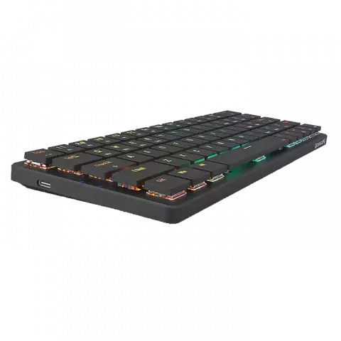 کیبورد بی سیم گیمینگ Redragon مدل Elise Pro K624P-KBS با سوییچ آبی